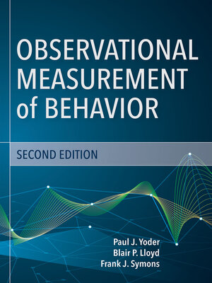 cover image of Observational Measurement of Behavior